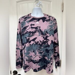 Mens Adidas 100% Cotton Long Sleeve Shirt